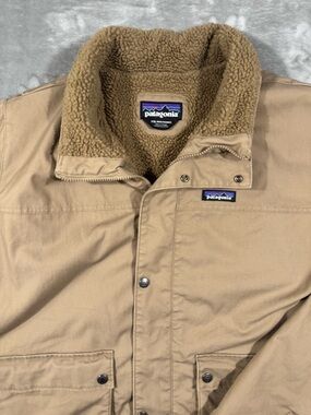VTG Patagonia Jacket Mens XXL Maple Grove Brown Sherpa Lined STY 26995